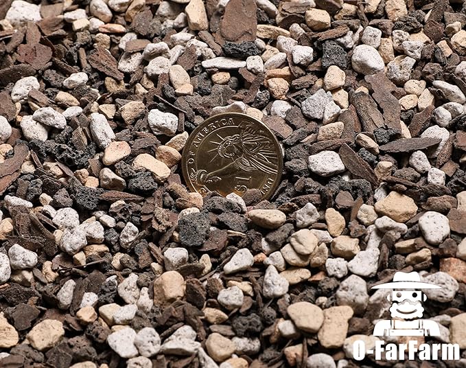 Bonsai Soil Mix Ready to Use 4 Quart, Fast Draining All Purpose Potting Soil for Bonsai Tree, Ideal for Root Development, Made from Akadama, Lava Rock, Pumice and Pine Barks