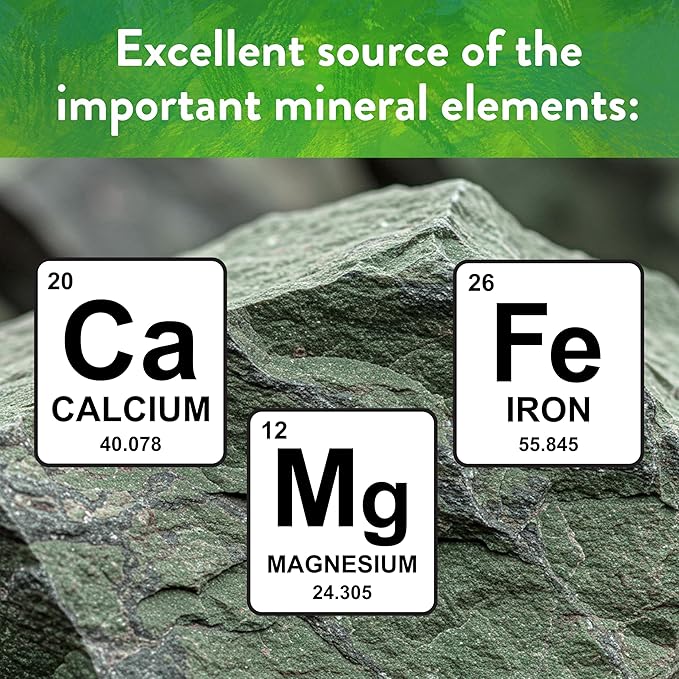 Down To Earth All Natural Fertilizers Organic Greenstone Metabasalt - Soil Amendment with Trace Minerals, Iron, Calcium, Magnesium, 5 lb