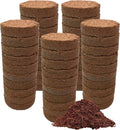 Coco Coir Discs (40mm, 50-Pack) - Organic Coconut Disc for Plants - Seed Starting Discs - Seedling Soil for House Plants, Potting Soil, Indoor Gardens - Organic Coco Coir - Compressed Coconut Pellets