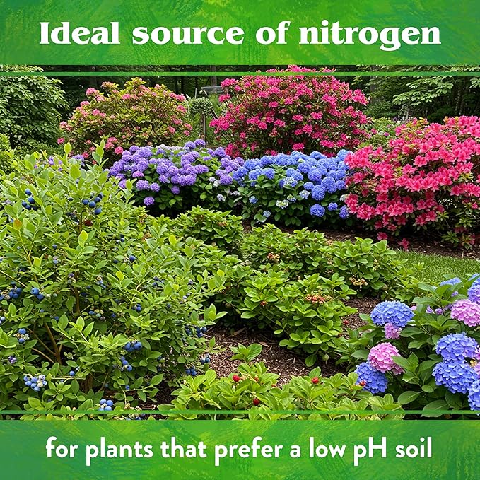 Down To Earth All Natural Fertilizers Organic Cottonseed Meal - Plant Food for Low pH Acid Soil Loving Plants 6-2-1, 5 lb