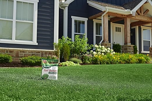 Scotts Turf Builder Lawn Food, Fertilizer for All Grass Types, 5,000 sq. ft., 12.5 lbs. (2-Pack)