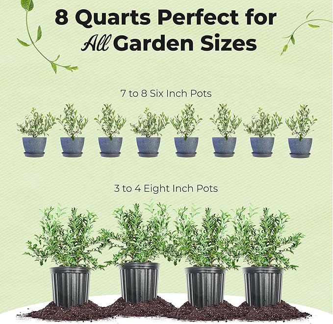 Specialty Blueberry Potting Mix by Perfect Plants | Organic Premium Mix | Use with Blueberry's, Raspberry, or Other Fruit Shrubs (8qt) (Pack of 2)
