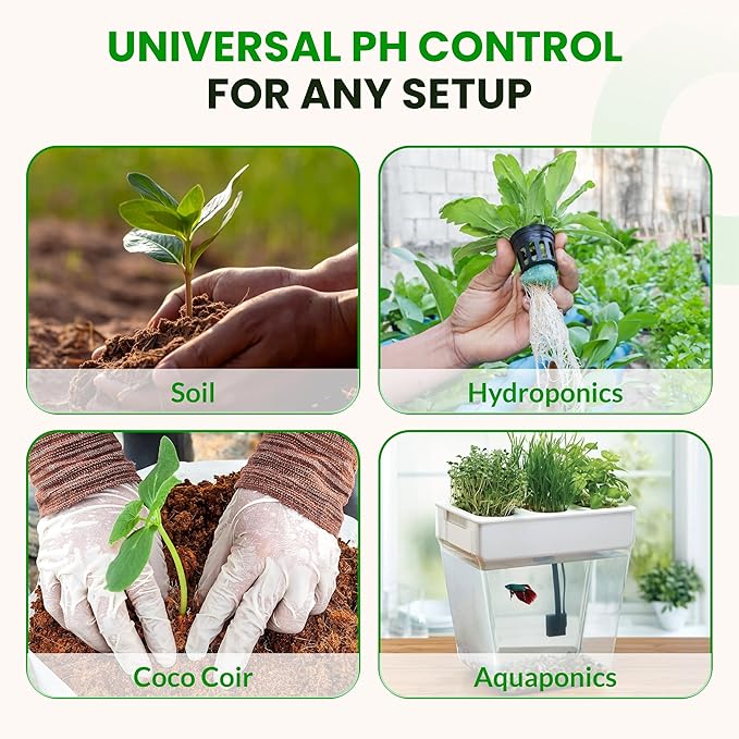 Humboldts Secret pH Up and pH Down Control Kit | Liquid Nutrient Solution Balancer for Plants | for Soil, Hydroponic, Coco, and DWC Systems | Supports Nutrient Absorption and Growth | 32 Ounce