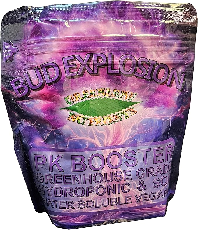 Bud Explosion PK Bloom Budding Fruiting Flowering Booster for Soil and Hydroponics - Makes 2000 gallons