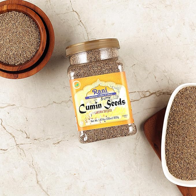 Rani Cumin Seeds Whole (Jeera) Spice 30oz (1.87lbs) 857g PET Jar ~ All Natural | Gluten Friendly | NON-GMO | Kosher | Vegan | Indian Origin