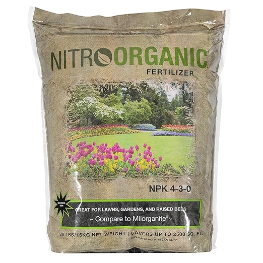 Natural Plant Food Fertilizer, 36lbs - Provides Optimal Nutrient Intake to Enhance Root Growth in Lawns, Gardens, Raised Beds, Seedlings & More - Slow Release
