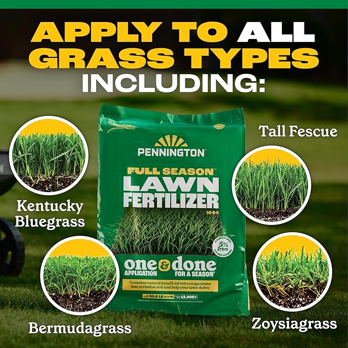 Pennington Full Season Lawn FERT 12M 32-0-5 RF 35/33.6LB