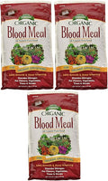 Espoma Organic Blood Meal Fertilizer 12-0-0 All-Natural Plant Food Source of Nitrogen for Organic Gardening. for Flowers, Vegetables, Trees & Shrubs. 3 lb. Bag Pack of 3