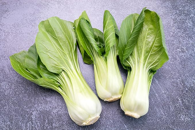 TKE Farms & Gardens - Bok Choy Seeds for Planting (Pak Choi), 1500+ Heirloom Non-GMO Asian Vegetable Seeds, Crisp & Nutritious Greens for Cooking, Grow in Spring & Fall, Instructions Included