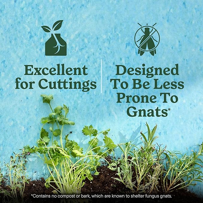 Miracle-Gro Indoor Potting Mix for Seed Starting, For Starting Vegetable, Flower, and Herb Seeds Indoors, Excellent for Cuttings, 8 qt. (2-Pack)