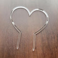 Heart Shape Super Clear Trellis, Hoya Trellis, Indoor Plant Trellis, Houseplant Trellis, Plant Gift, Plant Support and Growth (8'' x 9'')