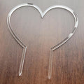 Heart Shape Super Clear Trellis, Hoya Trellis, Indoor Plant Trellis, Houseplant Trellis, Plant Gift, Plant Support and Growth (10.5'' x 11'')
