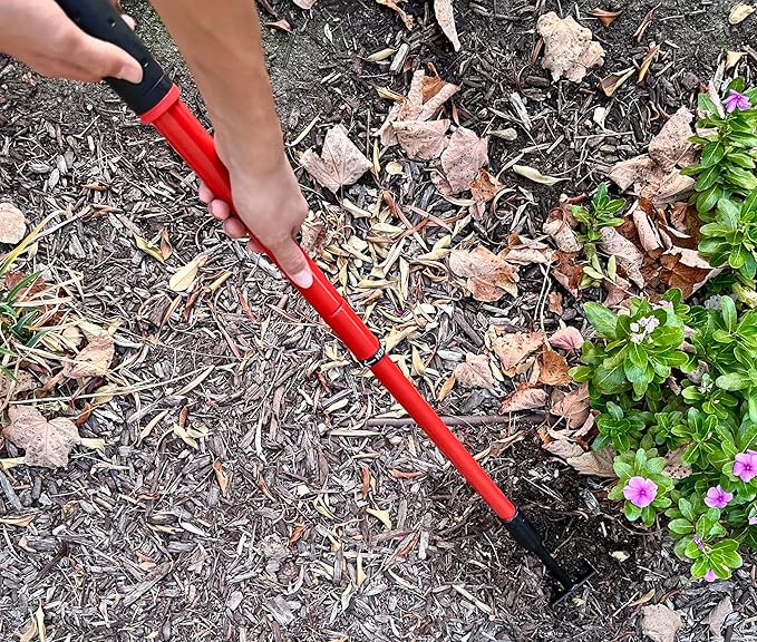 Corona GT 3070 Extendable Handle Cultivator, Yellow, 18"-32"