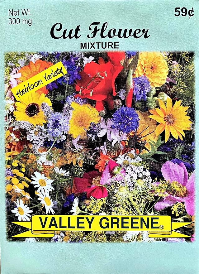 Set of Flower Seed Packets! Flower Seeds in Bulk - Great for Creating The Garden of Your Dreams! (50, Cut Flower Mix)