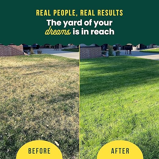 Sunday Lawn Kickstart + Green Machine Liquid Fertilizer - Lawn Fertilizer for Lush Growth - Includes Sprayer Attachment for Easy Application in 15 Minutes or Less - Covers Up to 5,000 Sq Ft Each