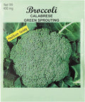 Set of 50 Broccoli Calabrese Green Sprouting Vegetable Seed Packs - 100% GMO Free - Heirloom - Black Duck Brand (50, Broccoli- Calabrese Green Sprouting)