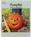 Set of 50 Pumpkin Jack O' Lantern Vegetable Seed Packs - 100% GMO Free - Heirloom - Black Duck Brand (50, Pumpkin- Jack O' Lantern)